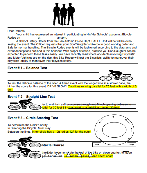 Bike Rodeo - Roan Forest Elementary PTA